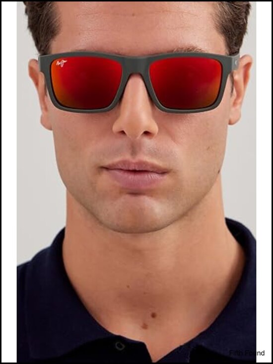 Nylon Rectangular Polarized Sunglasses for Men Women main image 6
